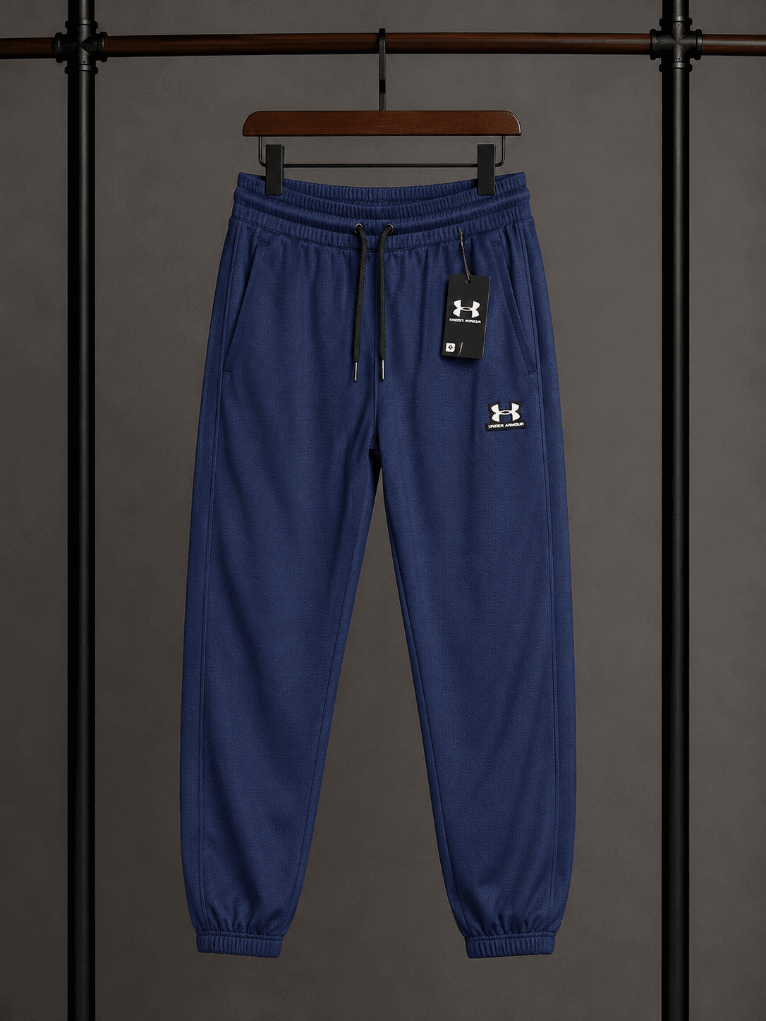 Men's Premium Fleece Track Pants Blue