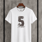 Men's Premium Printed Cotton T-Shirt White