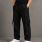 Men's Slim Fit Cargo Pants Black