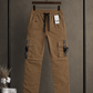 Men's Slim Fit Cargo Pants Yellow