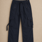 Men's Slim Fit Cargo Pants Blue