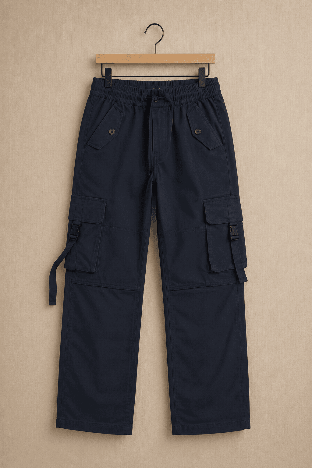 Men's Slim Fit Cargo Pants Blue