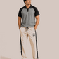 Men's Multi-Pocket Fleece Trail Pants Beige