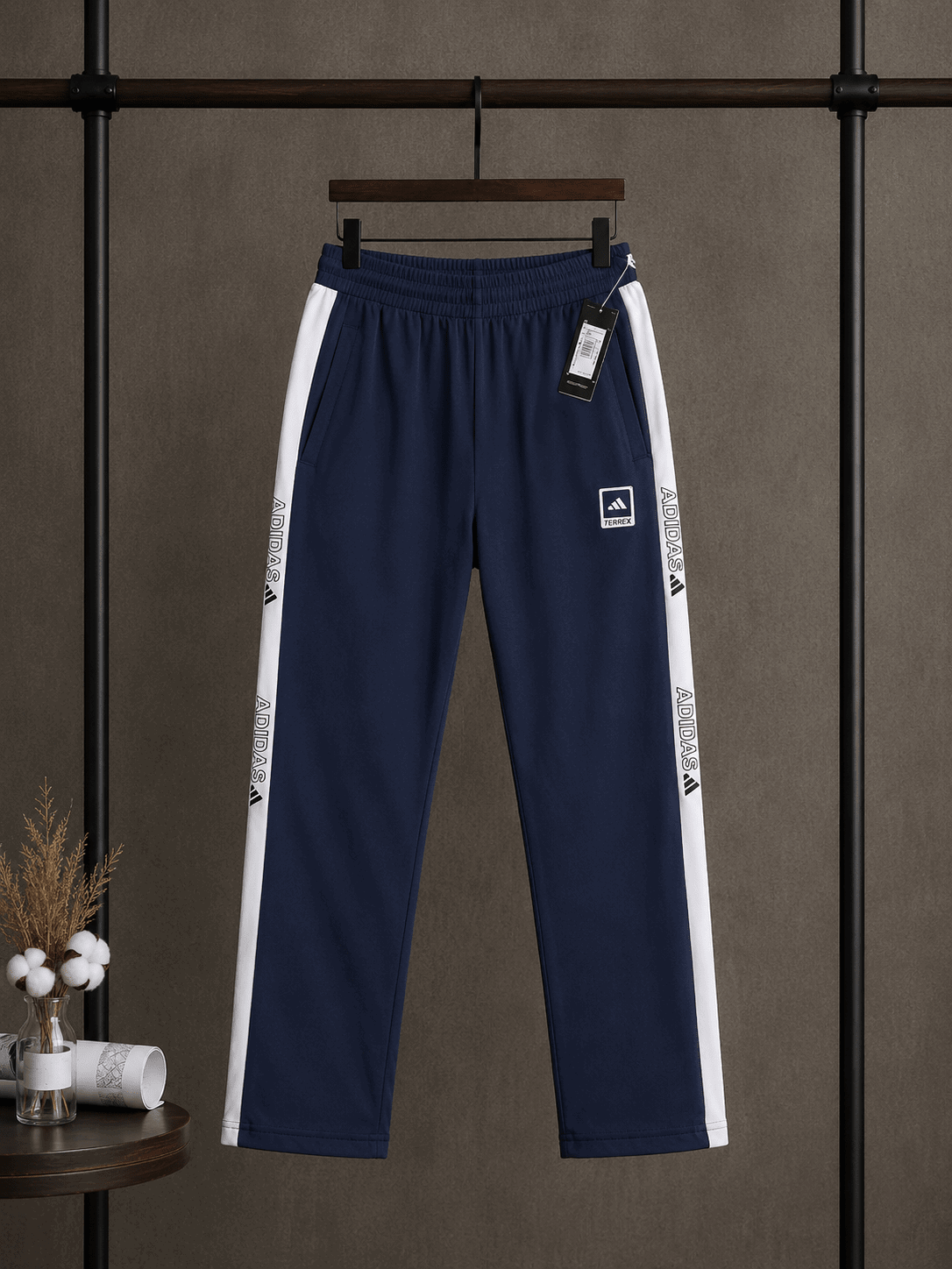 Men's Multi-Pocket Fleece Trail Pants Navy